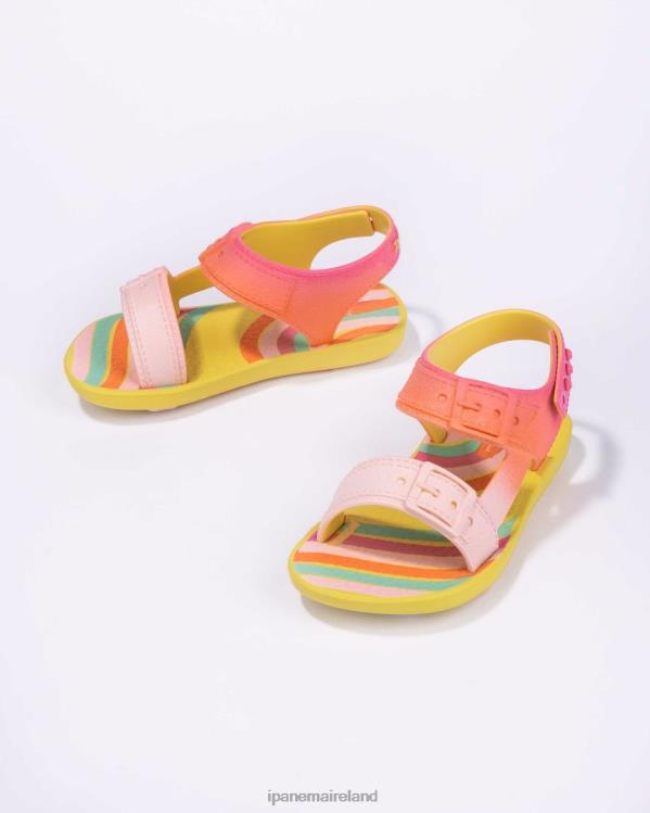 Footwear VR06T371 Babies Yellow Pink Ipanema B Playtime Buckle