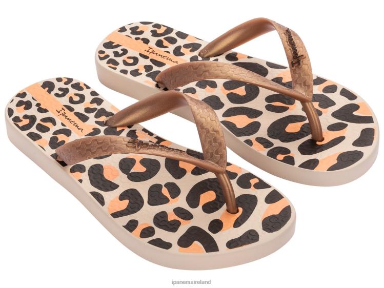 Footwear VR06T320 Kids Gold Animal Ipanema K Temas Print