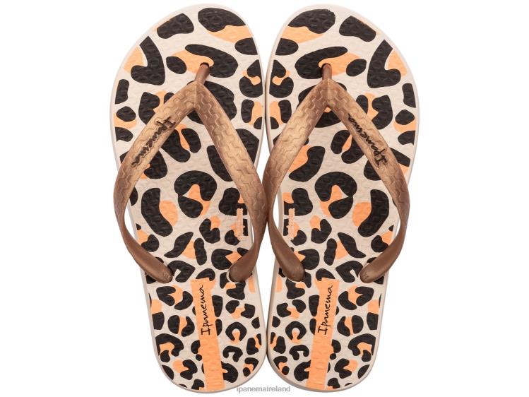 Footwear VR06T320 Kids Gold Animal Ipanema K Temas Print