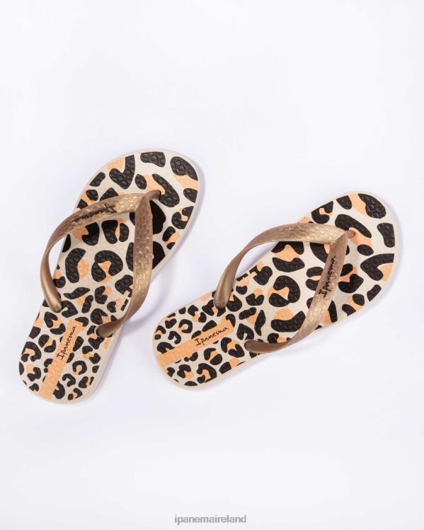 Footwear VR06T320 Kids Gold Animal Ipanema K Temas Print