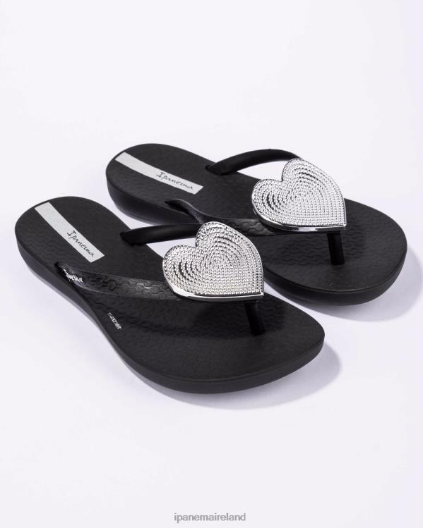 Footwear VR06T338 Kids Black Dot Ipanema K Maxi Heart