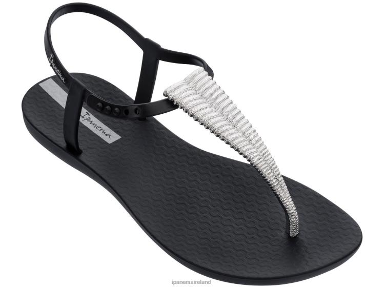 Footwear VR06T399 Kids Black Chrome Ipanema K Class Sandal