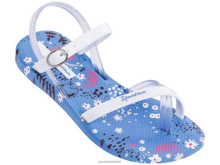 Footwear VR06T414 Kids White Flower Ipanema K Fashion Sandal 21