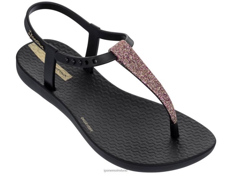Footwear VR06T417 Kids Black Ipanema K Charm Glitter Sandal 21