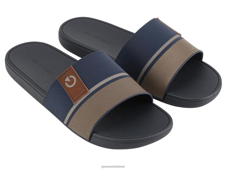 Footwear VR06T462 Men Blue Stripe Ipanema Dakar Slide