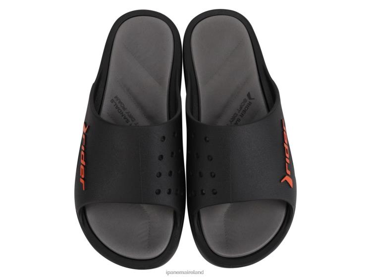 Footwear VR06T490 Men Black Grey Ipanema Bay Slide