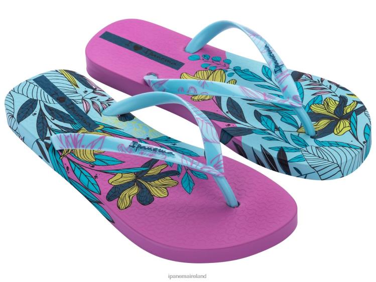 Footwear VR06T102 Women Aqua Ipanema Flower Bomb