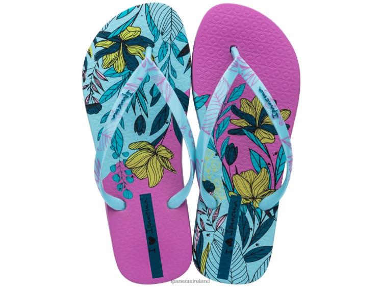 Footwear VR06T102 Women Aqua Ipanema Flower Bomb