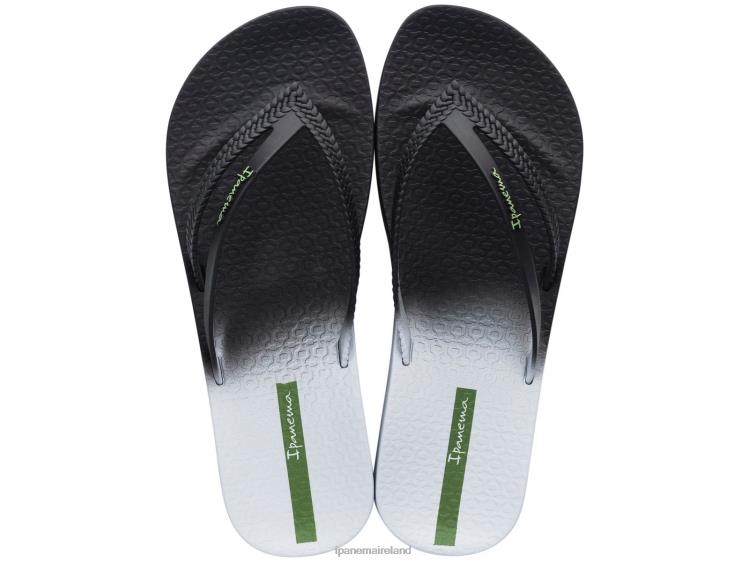 Footwear VR06T10 Women Bright Black White Ipanema Bossa Soft