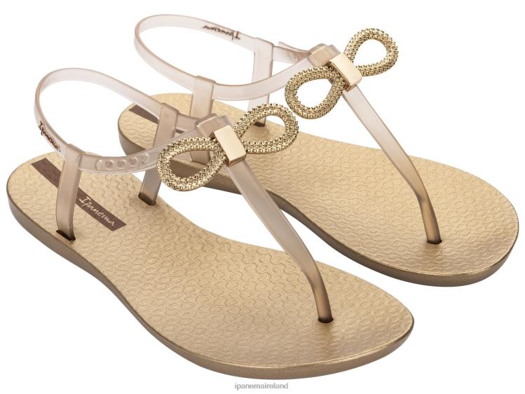 Footwear VR06T113 Women Soft Gold Ipanema Belle Sandal Bow