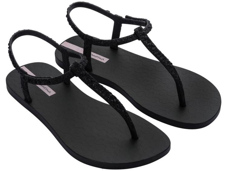 Footwear VR06T114 Women Black Ipanema Class Sandal Glitter