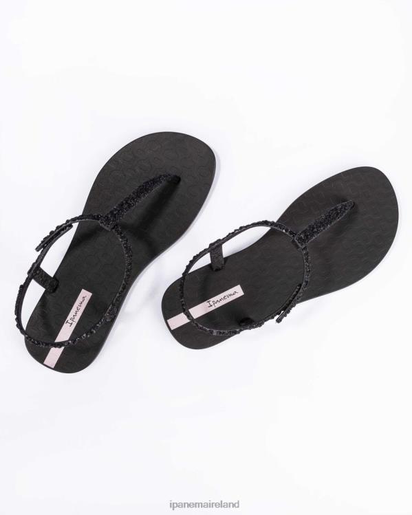 Footwear VR06T114 Women Black Ipanema Class Sandal Glitter