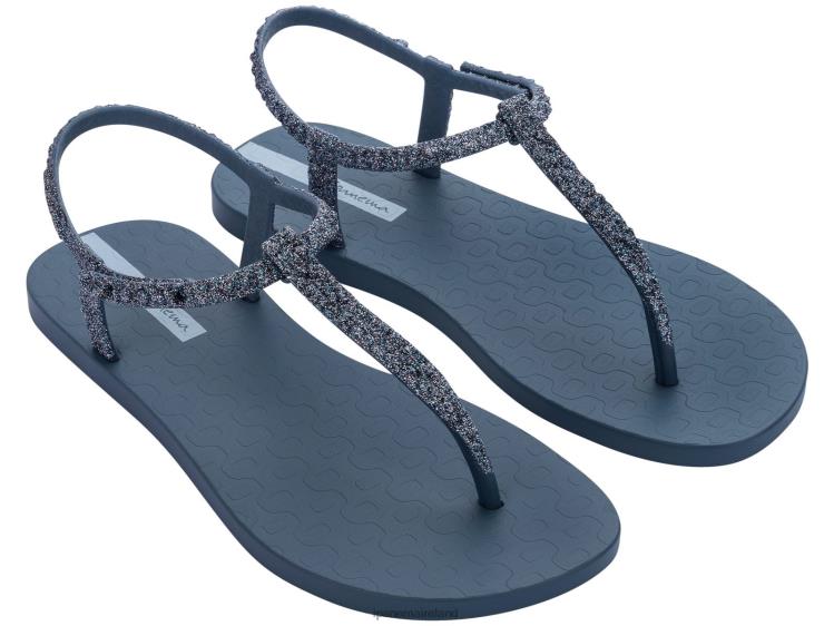 Footwear VR06T115 Women Blue Ipanema Class Sandal Glitter