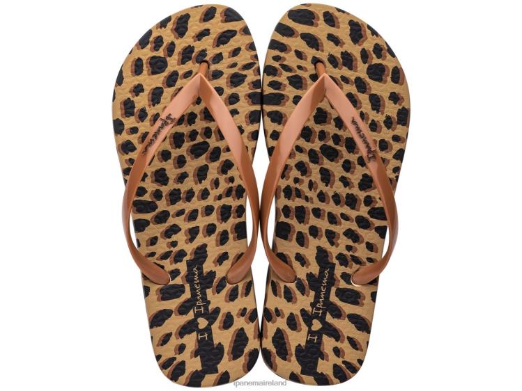 Footwear VR06T130 Women Tan Ipanema Animal