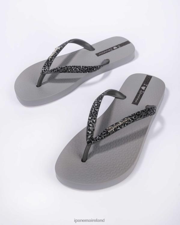 Footwear VR06T132 Women Dark Grey Ipanema Duna Animal