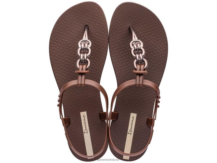 Footwear VR06T165 Women Bronze Ipanema Charm Sandal Links