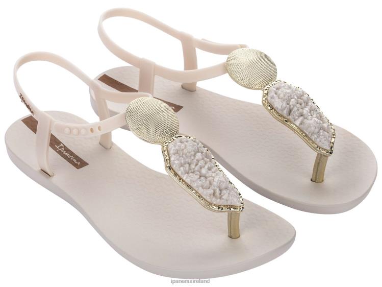 Footwear VR06T166 Women Pearl Ivory Ipanema Elegant Sandal Crystal