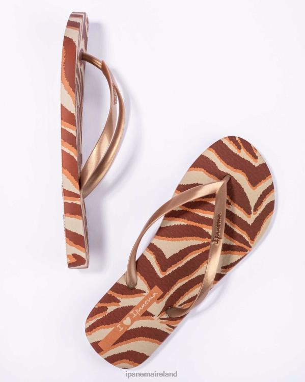 Footwear VR06T170 Women Bronze Ipanema Animal Camo Print