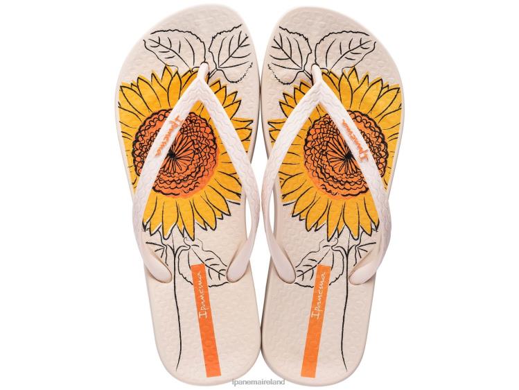 Footwear VR06T173 Women Ivory Ipanema Anatomic Sunflower
