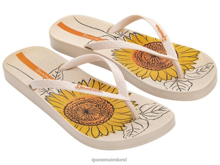 Footwear VR06T173 Women Ivory Ipanema Anatomic Sunflower
