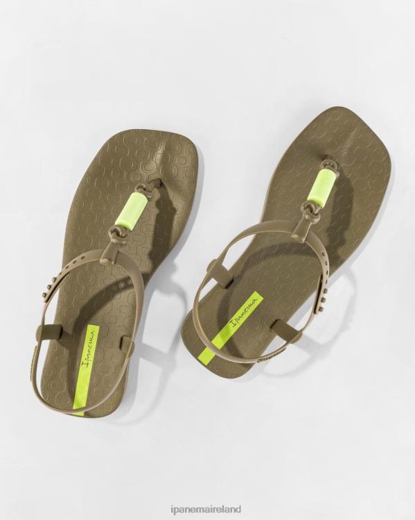 Footwear VR06T180 Women Khaki Ipanema Fever Sandal Bead