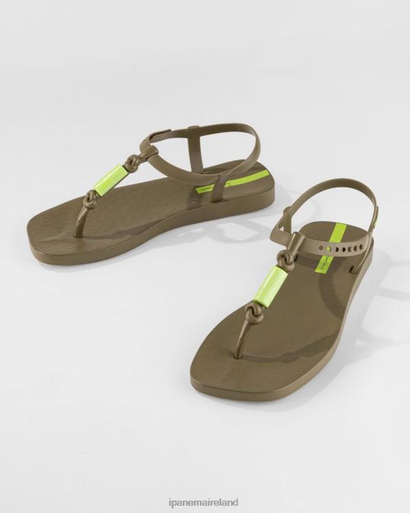 Footwear VR06T180 Women Khaki Ipanema Fever Sandal Bead