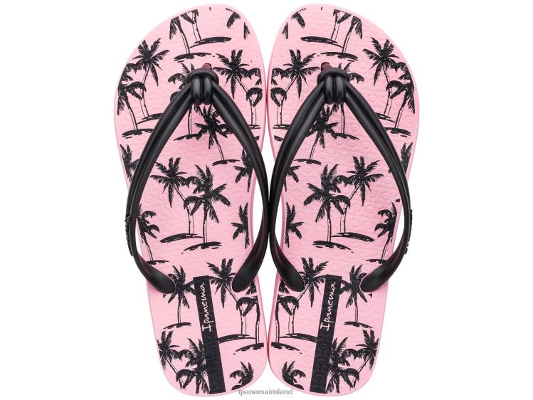 Footwear VR06T193 Women Black Palm Ipanema Elo Print