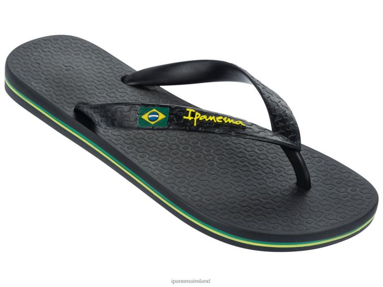 Footwear VR06T1 Women Black Ipanema Classic Flag Brazil