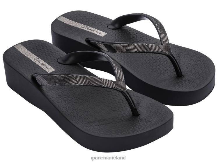 Footwear VR06T203 Women Black Ipanema Mesh Wedge Tex