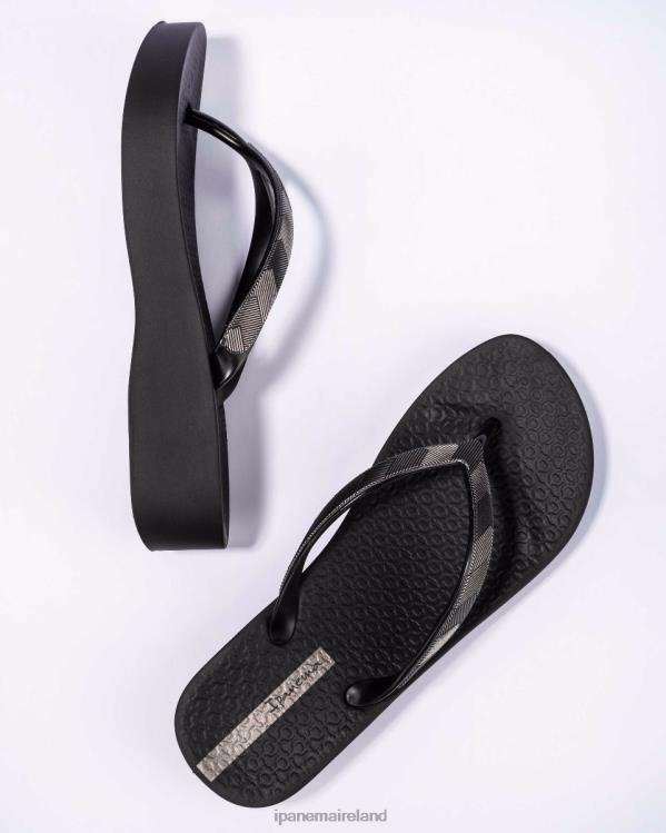 Footwear VR06T203 Women Black Ipanema Mesh Wedge Tex