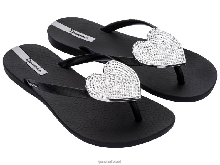 Footwear VR06T209 Women Silver Black Dot Ipanema Maxi Heart