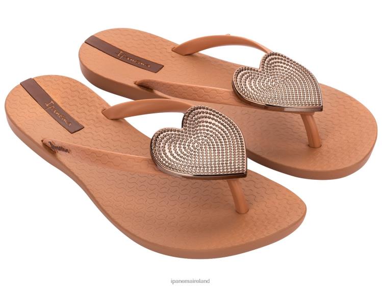 Footwear VR06T211 Women Sunkiss Tan Dot Ipanema Maxi Heart
