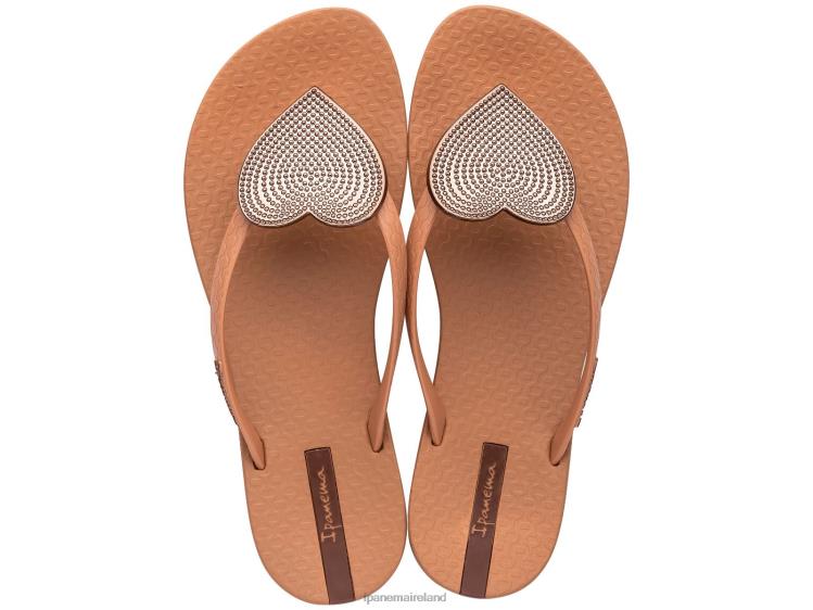 Footwear VR06T211 Women Sunkiss Tan Dot Ipanema Maxi Heart