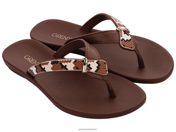 Footwear VR06T227 Women Brown Ipanema Uba Braid Thong