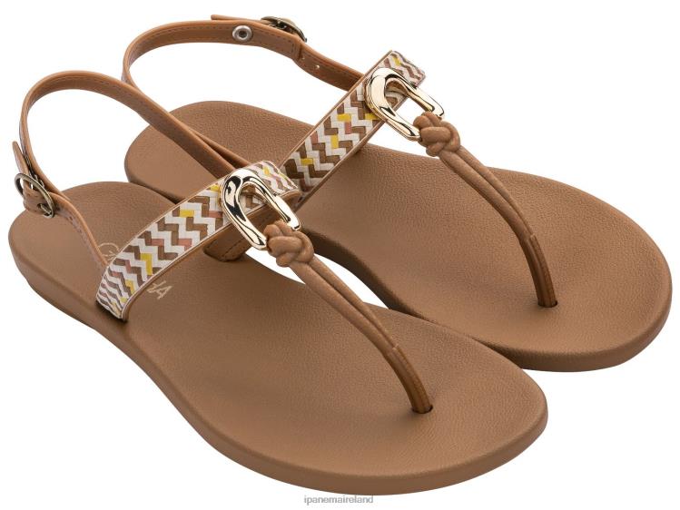 Footwear VR06T229 Women Tan Ipanema Uba Braid Sandal