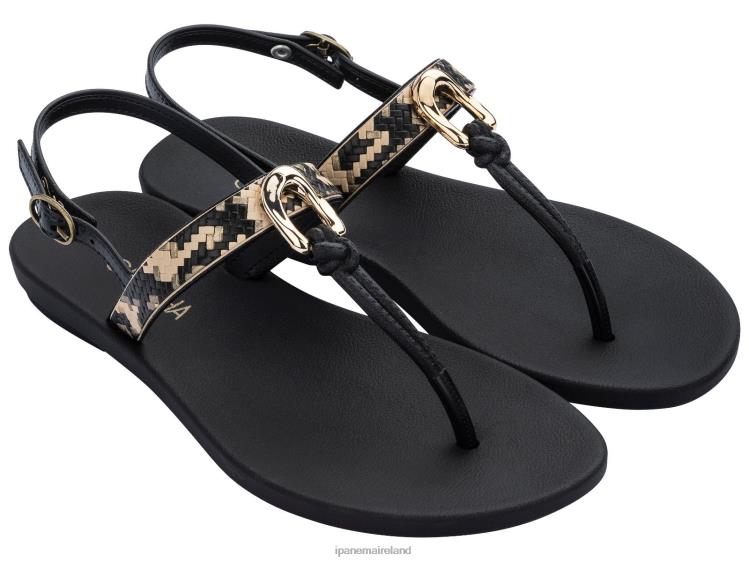 Footwear VR06T231 Women Black Ipanema Uba Braid Sandal
