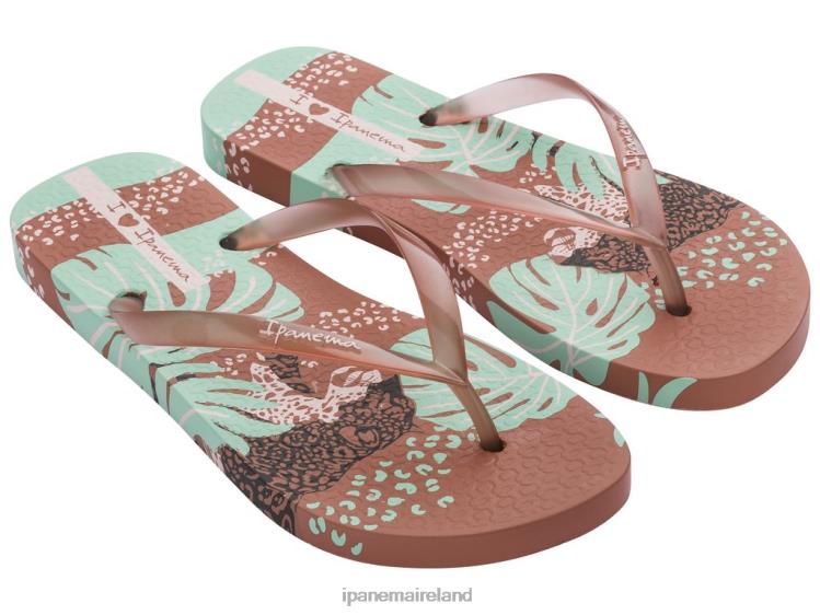 Footwear VR06T256 Women Tan Ipanema I Love Sun Print
