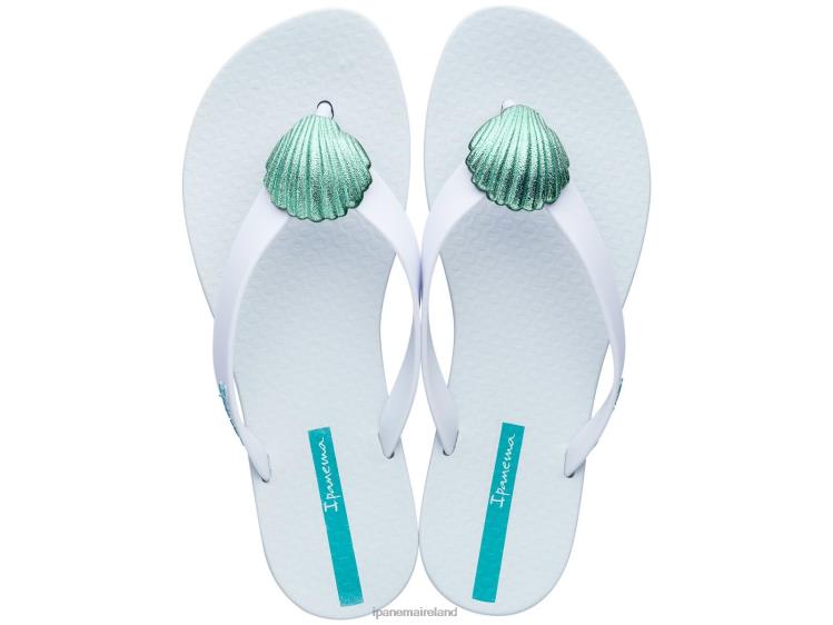 Footwear VR06T259 Women White Shell Ipanema Wave Ocean