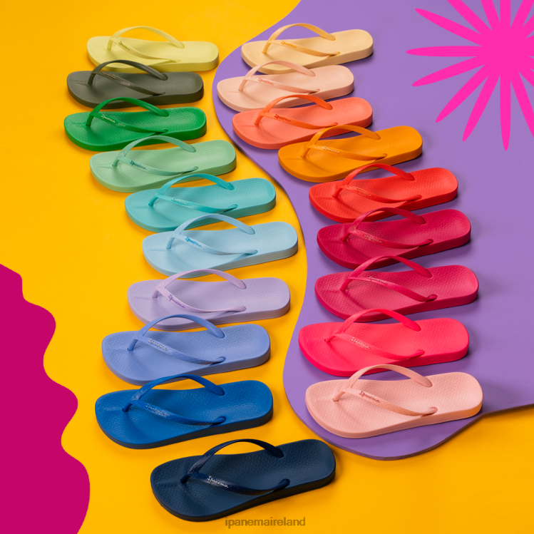 Footwear VR06T26 Women Bright Green Ipanema Anatomic Colors