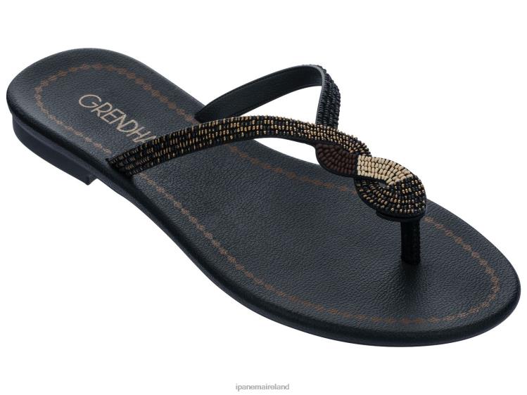 Footwear VR06T276 Women Black Ipanema Twist Thong