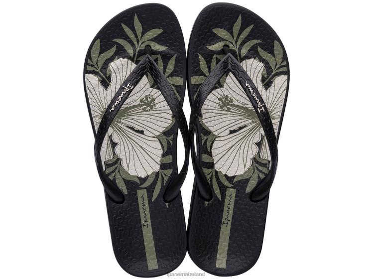 Footwear VR06T287 Women Black Ipanema Anatomic Temas