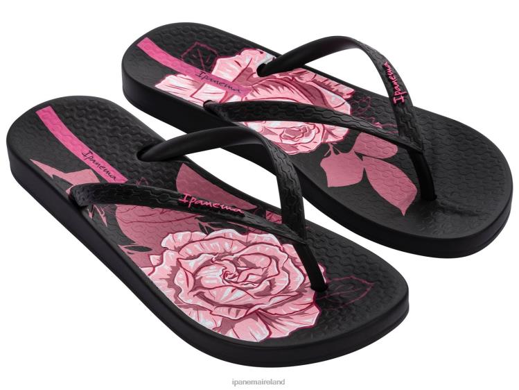 Footwear VR06T28 Women Black Ipanema Anatomic Blossom