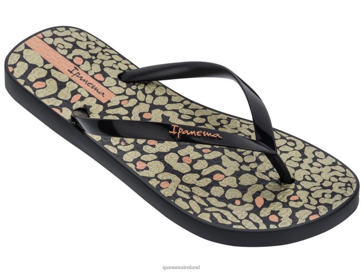 Footwear VR06T297 Women Black Ipanema Animal Print 23