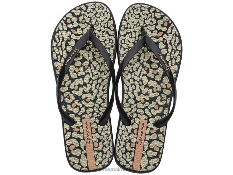 Footwear VR06T297 Women Black Ipanema Animal Print 23