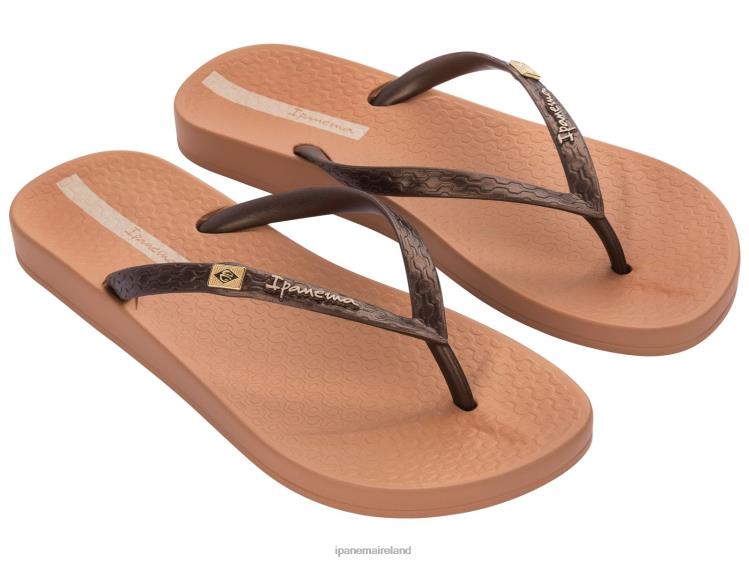 Footwear VR06T37 Women Bronze Tan Ipanema Anatomic Brazil