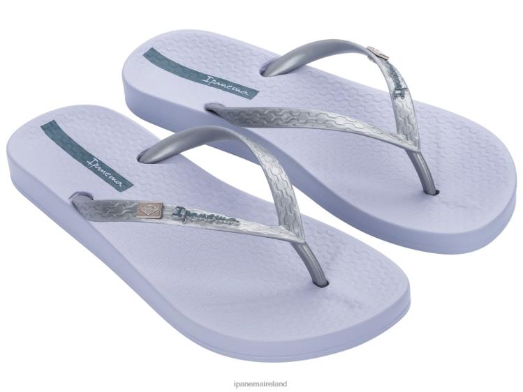 Footwear VR06T38 Women Silver Lilac Ipanema Anatomic Brazil