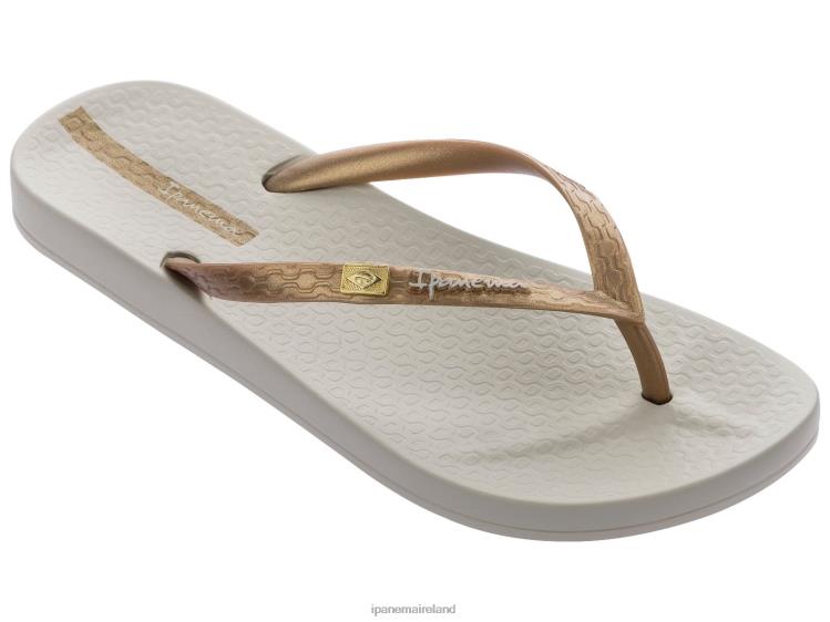 Footwear VR06T43 Women Gold Ipanema Anatomic Brazil