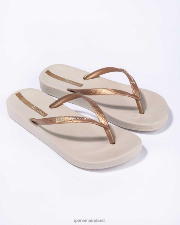 Footwear VR06T43 Women Gold Ipanema Anatomic Brazil