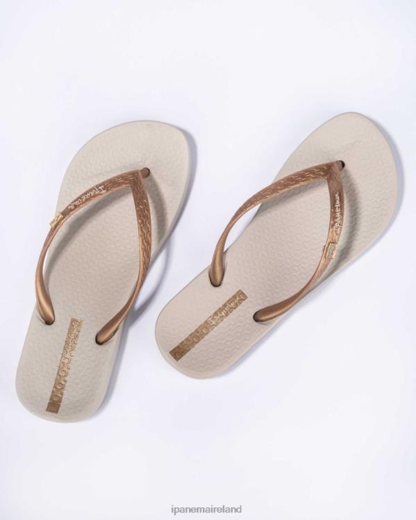 Footwear VR06T43 Women Gold Ipanema Anatomic Brazil