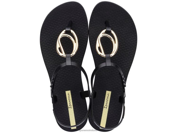 Footwear VR06T45 Women Black Ipanema Charm Sandal Loop
